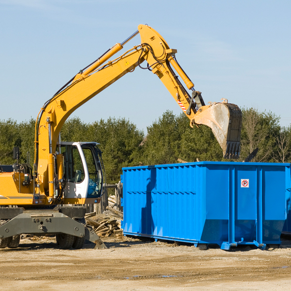 what kind of customer support is available for residential dumpster rentals in Highland Falls